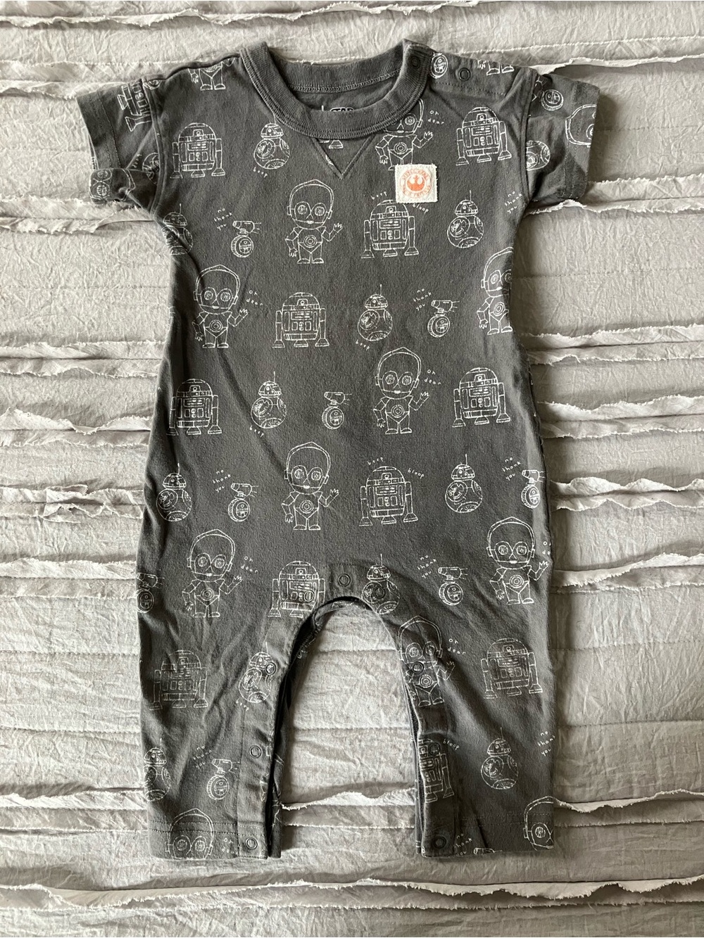 BabyGAP Star Wars Little Rebel Droid Onesie